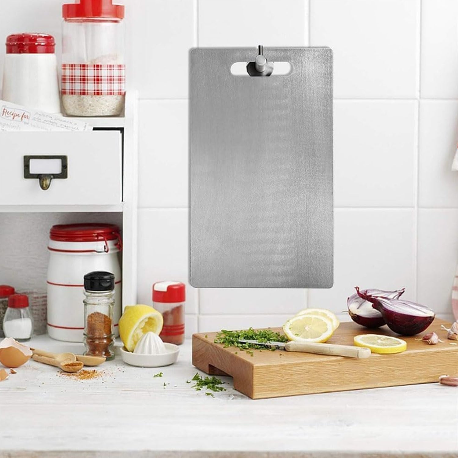 Supermom Medium Stello Stainless Steel Chopping Board Supermom Medium Stello Stainless Steel Chopping Board